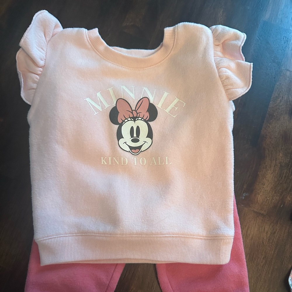 2 pc Disney Minnie Sweatsuit Set